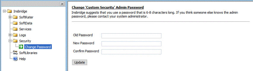 Updating the Default Password